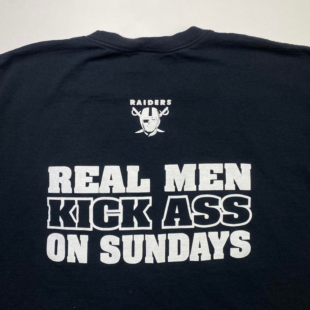 Vintage 90s 2000s Raiders football shirt